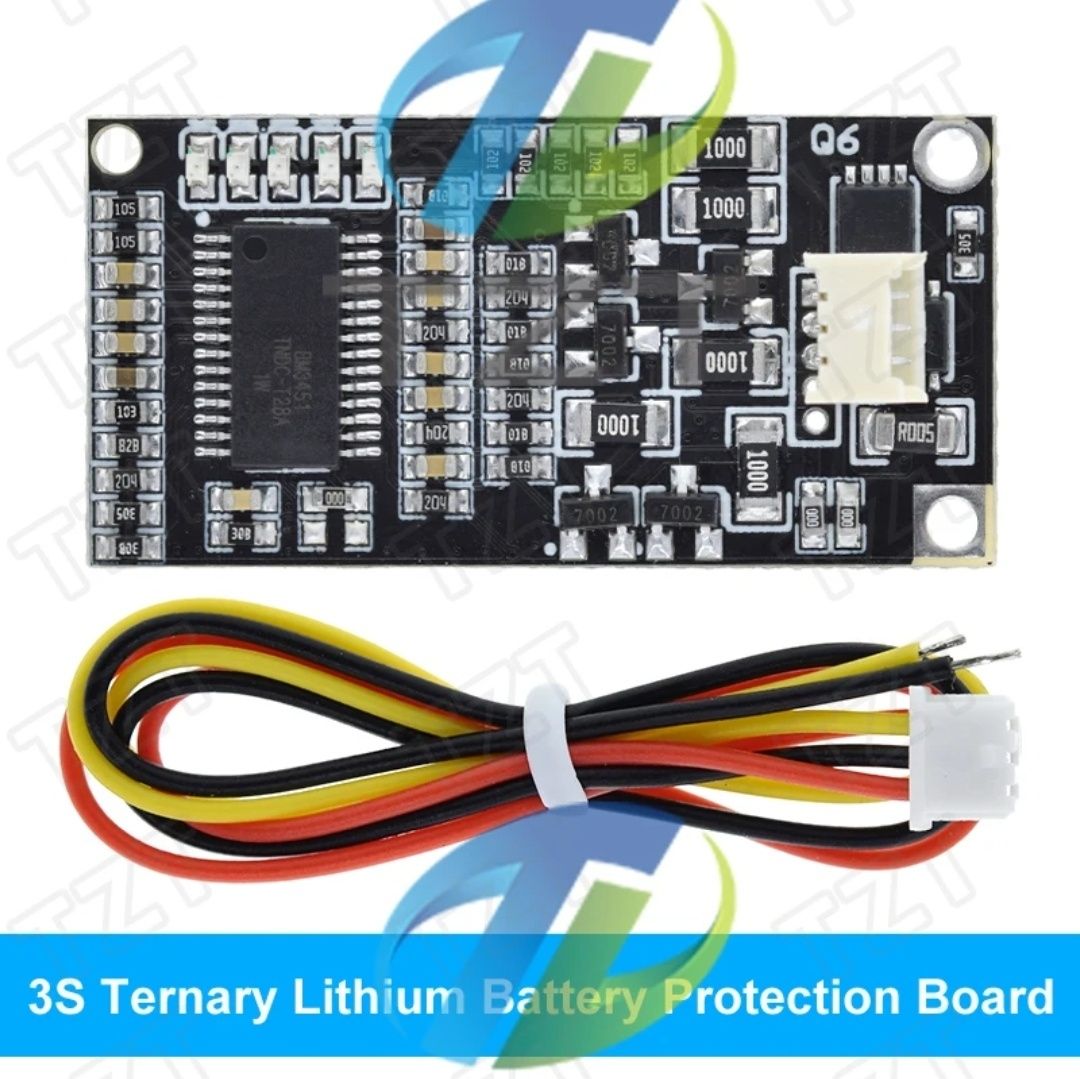 Контроллер BMS 3S заряда, разряда, защиты литиевых 18650 балансир