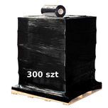Folia stretch czarna 2,2 kg – wytrzymała i wydajna | paleta 300 szt