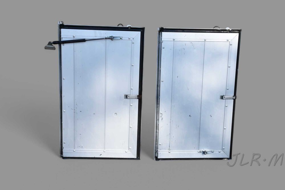 Uchylne aluminiowe klapy z zawiasem i zamkiem do zabudowy