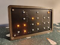 Zegar binarny #binaryClock