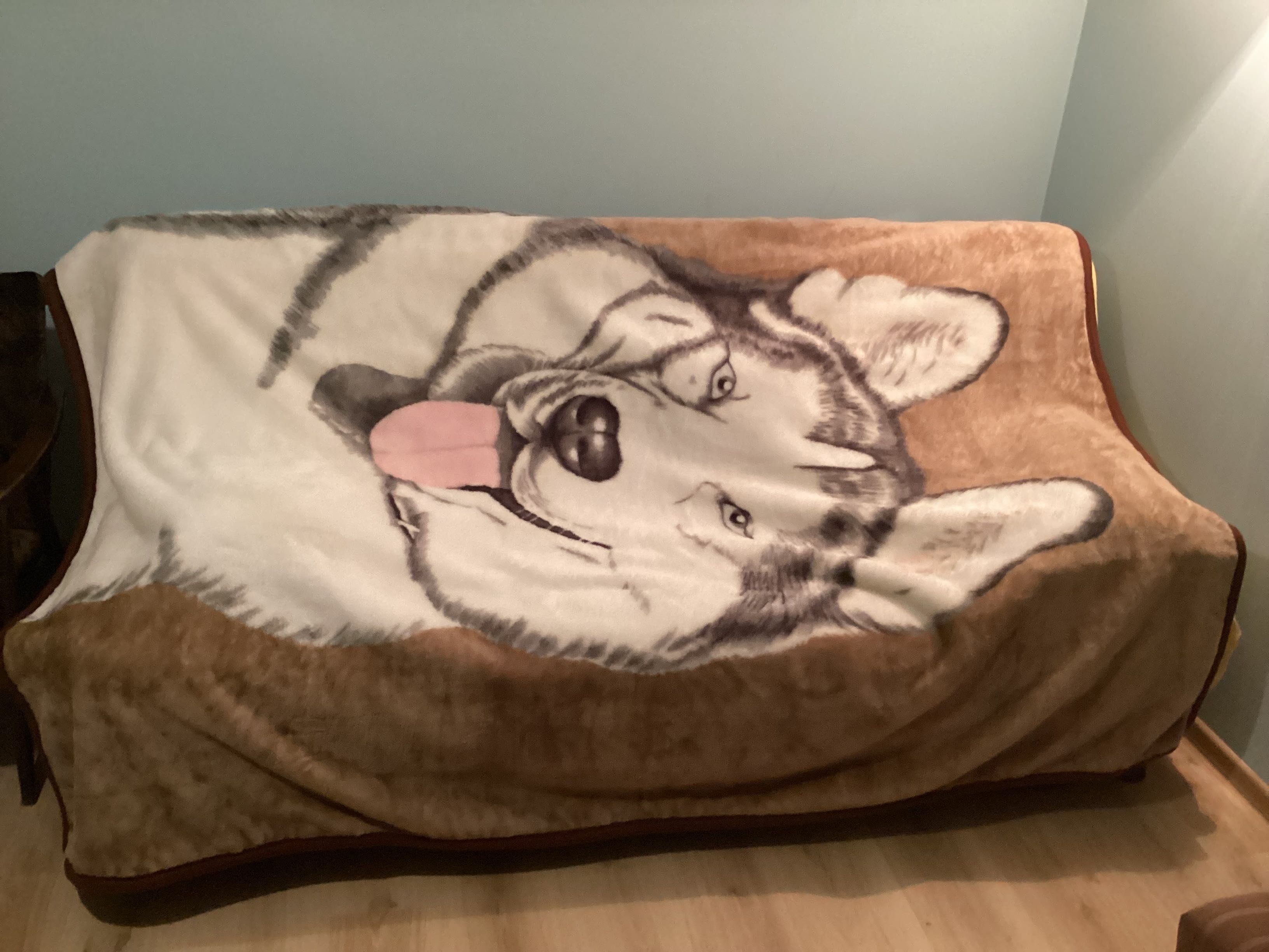 PLED/Narzuta Husky-NOWY-brąz/beż;160 -210 Akryl-Gruby,ciepły Opakowany