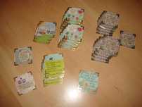 Quadros com inscrições Ingles, com Íman (Novos)