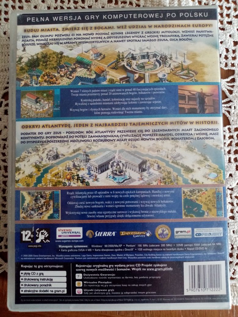 Extra klasyka Zeus Pan Olimpu pc