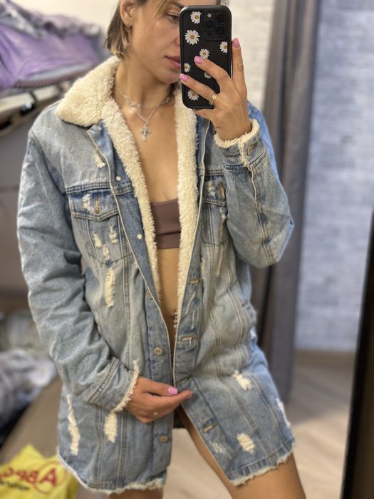 Джинсовка теплая