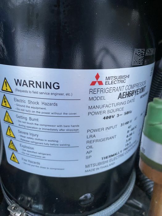 Pompa ciepła sprężarka Pompy ciepła Mitsubishi 10,5kw