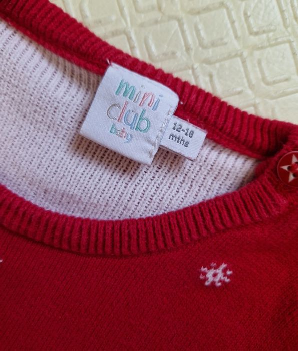 Новорічна Різдвяна сукня Mini Club дівчинка 12-18 м плаття