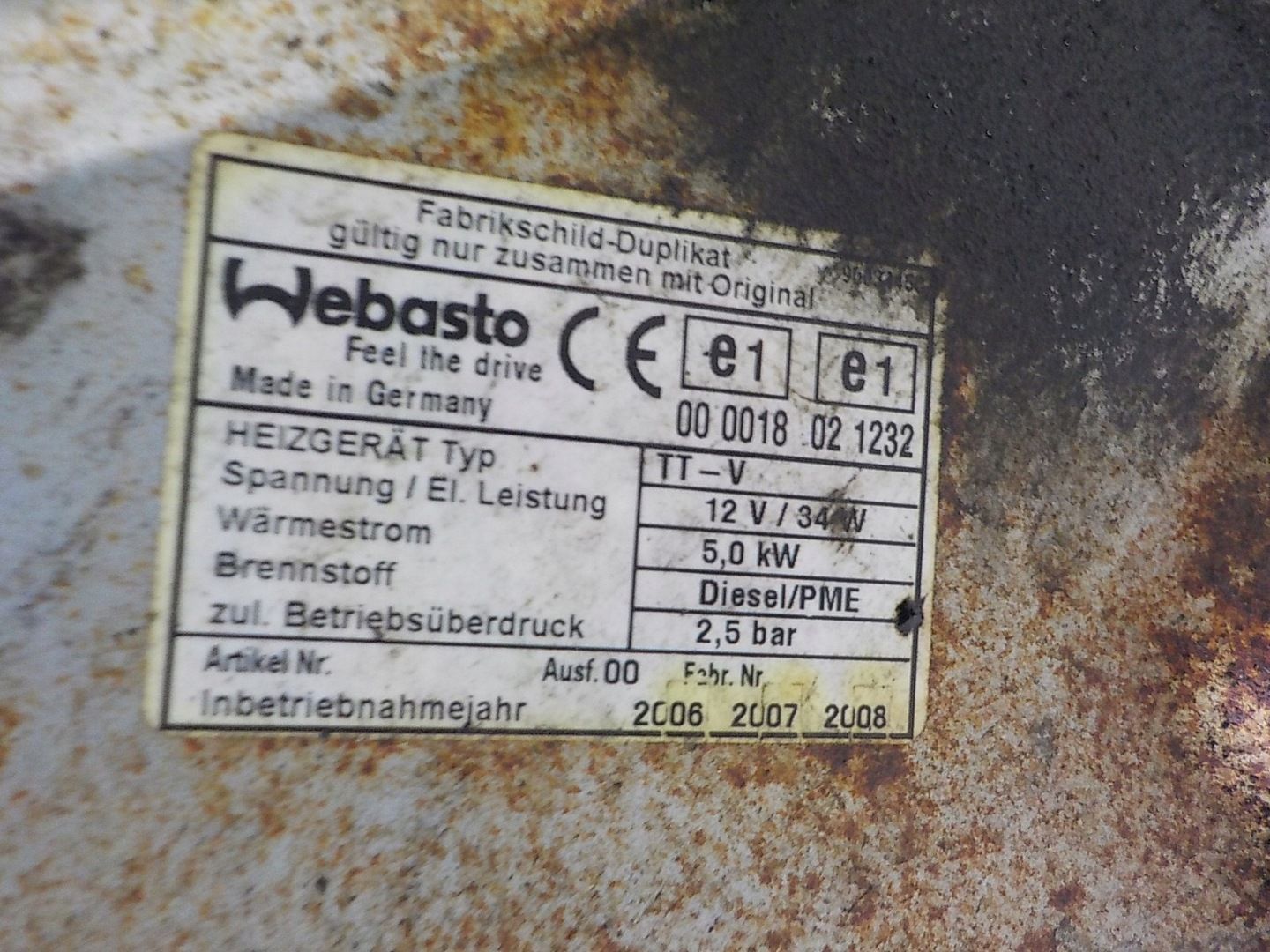 JAGUAR S-TYPE OGRZEWANIE POSTOJOWE WEBASTO 4R8318K463AF 9007152F
