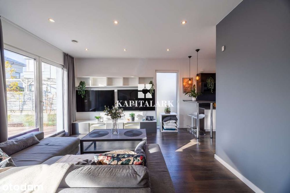 Pasywny dom w zielonej części Łomianek | 4 miejsca parkingowe | Ogród