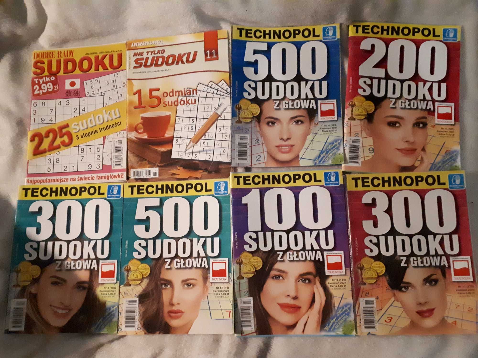 Zestaw krzyżówek sudoku. Technopol,Rozrywka