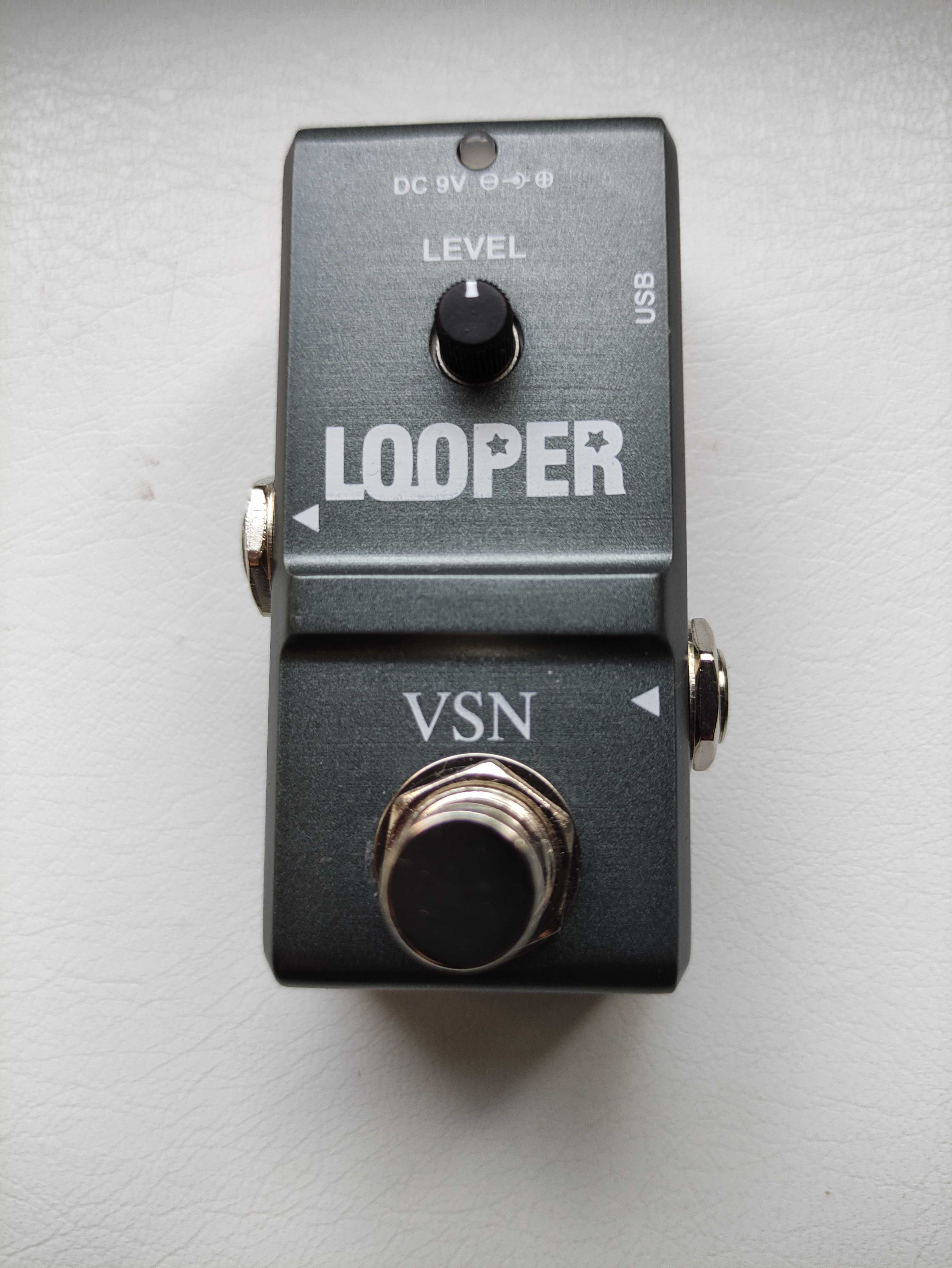 efekt gitarowy VSN LOOPER aż 10 minut na nagranie, kostka efektów