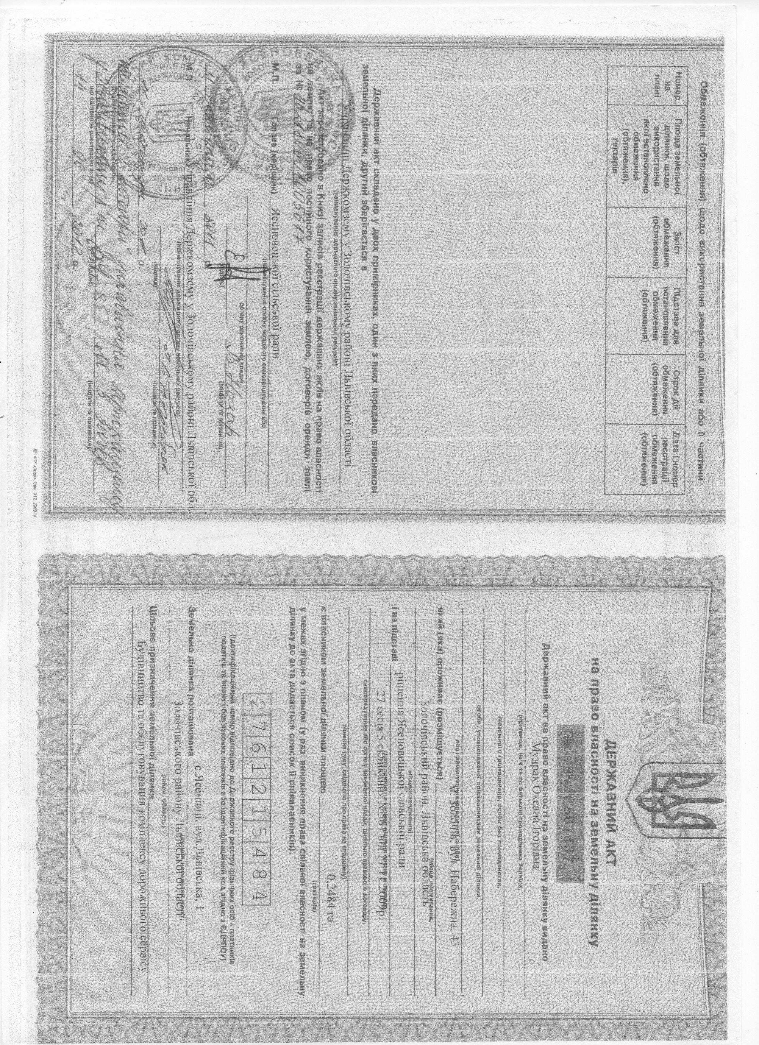 земельна ділянка комерційного призначення