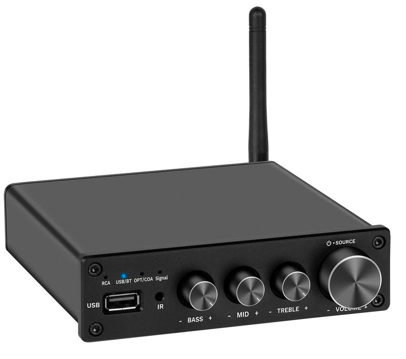 Wzmacniacz stereo Kruger&Matz A20 Bluetooth Optyk 2x100W