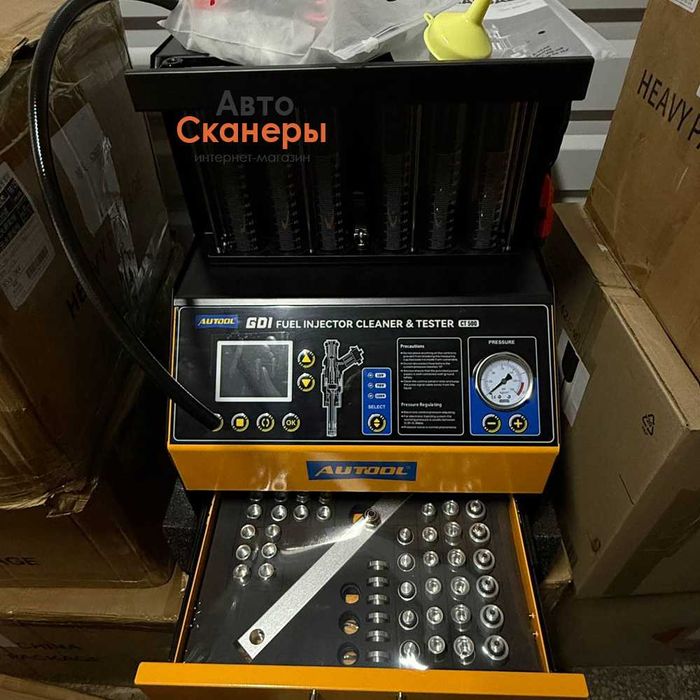 Стенд для очистки форсунок AUTOOL CT500 (ультразвук +УЗВ ванной)