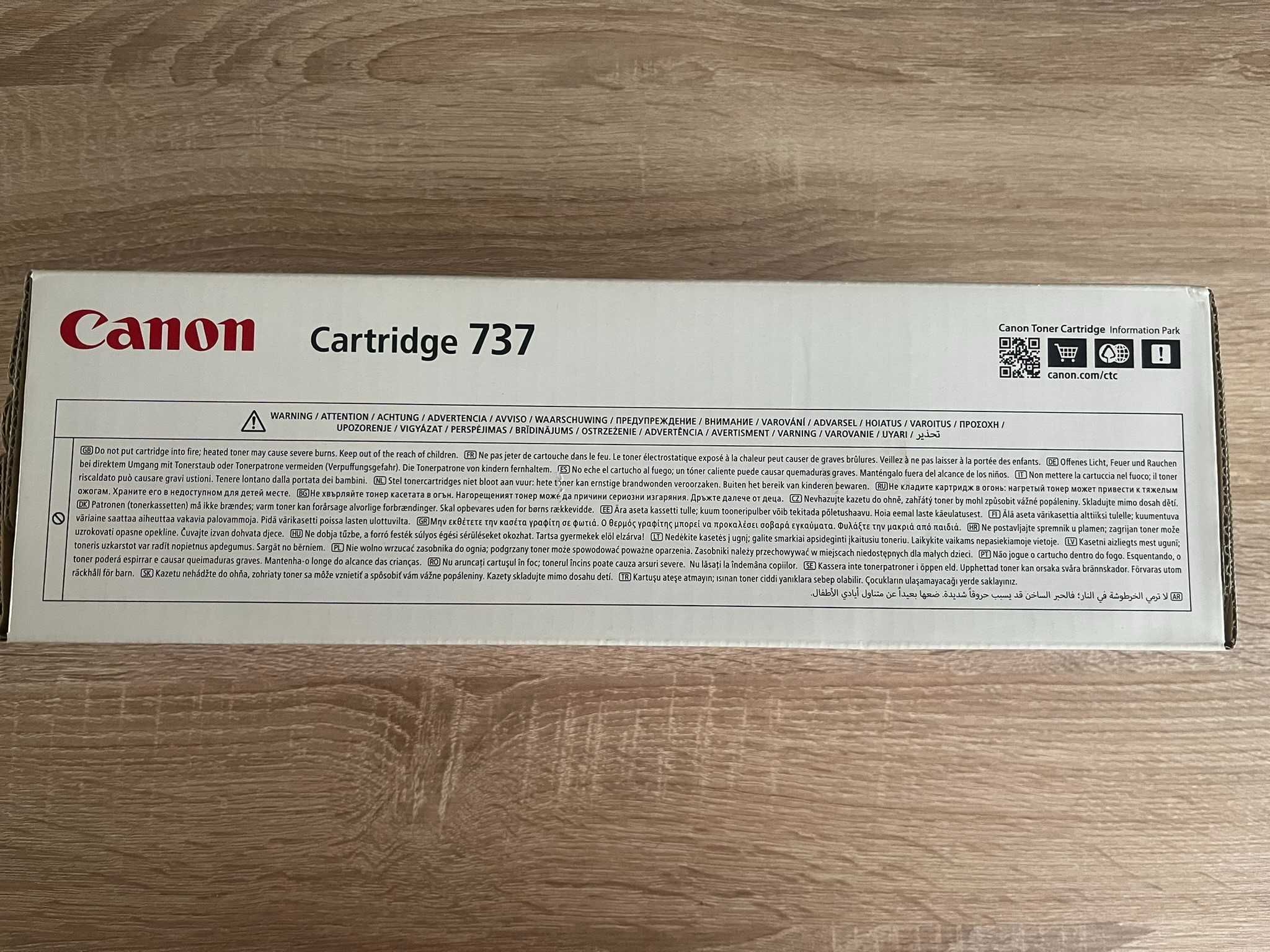 Canon toner 737 - oryginalnie zapakowany