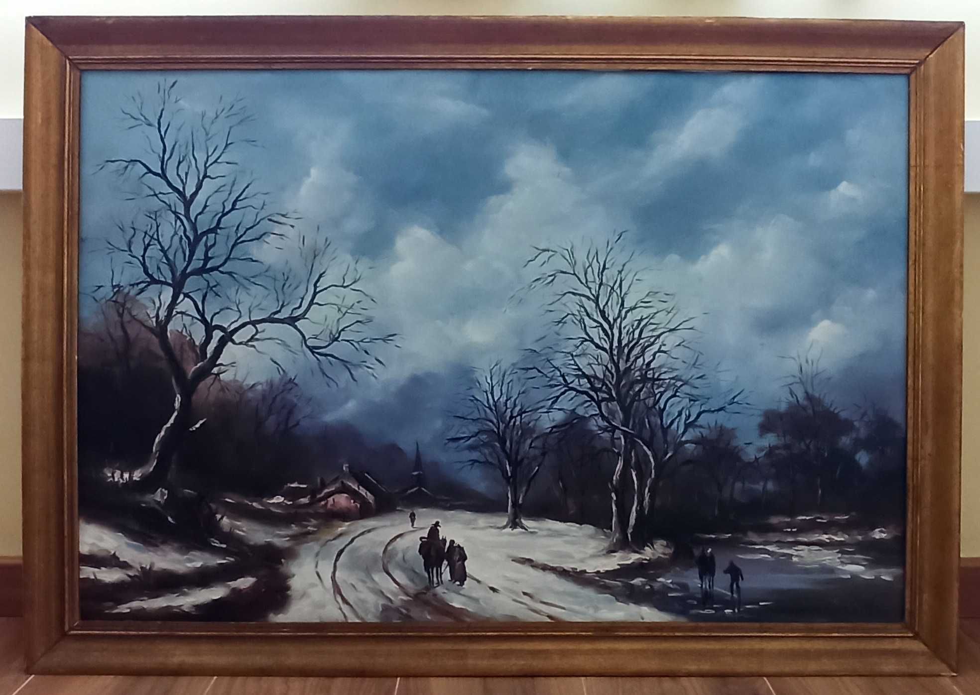Oleo sobre tela - Paisagem