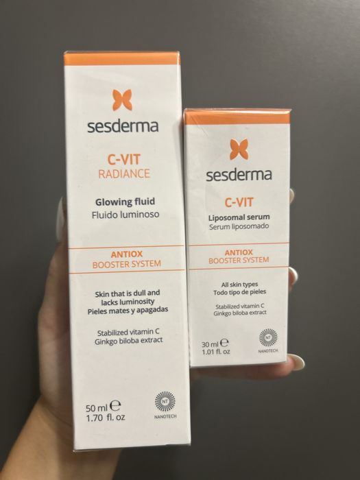 C Vit Radiance Fluid флюїд сесдерма sesderma крем сироватка серум