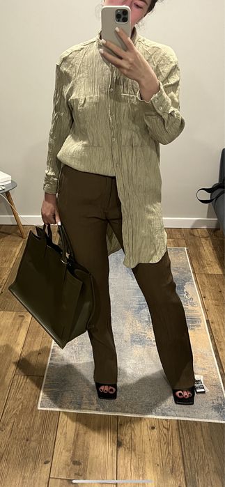 Костюм зара оливковий