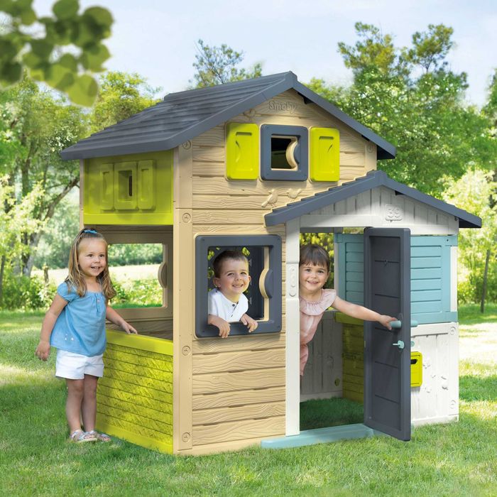 Будиночок Smoby Друзі Ево з поштовою скринькою та вікнами (810204)