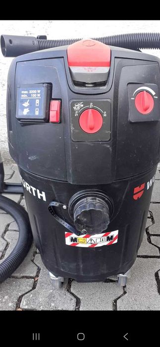 Odkurzacz przemyslowy z otrzasaczem Würt