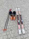 narty 165, Sigma SLR, buty 330mm, 27,5 (43), kijki