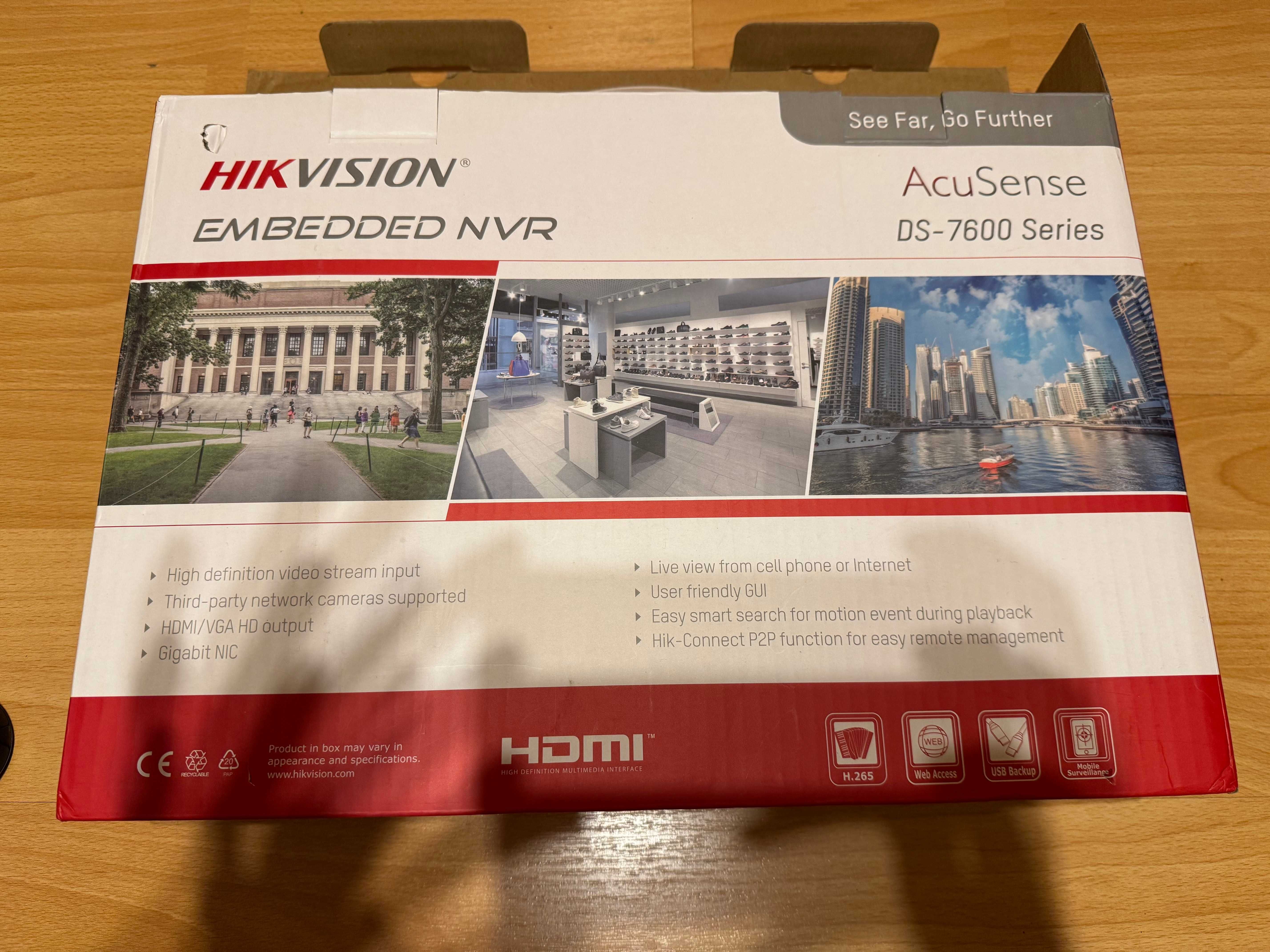 Rejestrator wideo kamer IP NVR Hikvision DS-7604NXI-K1/4P