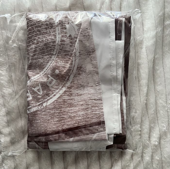 Komplet zasłon na przelotkach 130x220 Paryża Wieża Eiffla