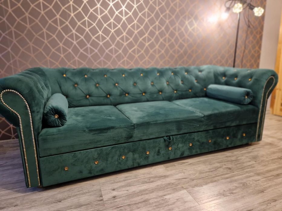 Piękna kanapa w stylu Glamour