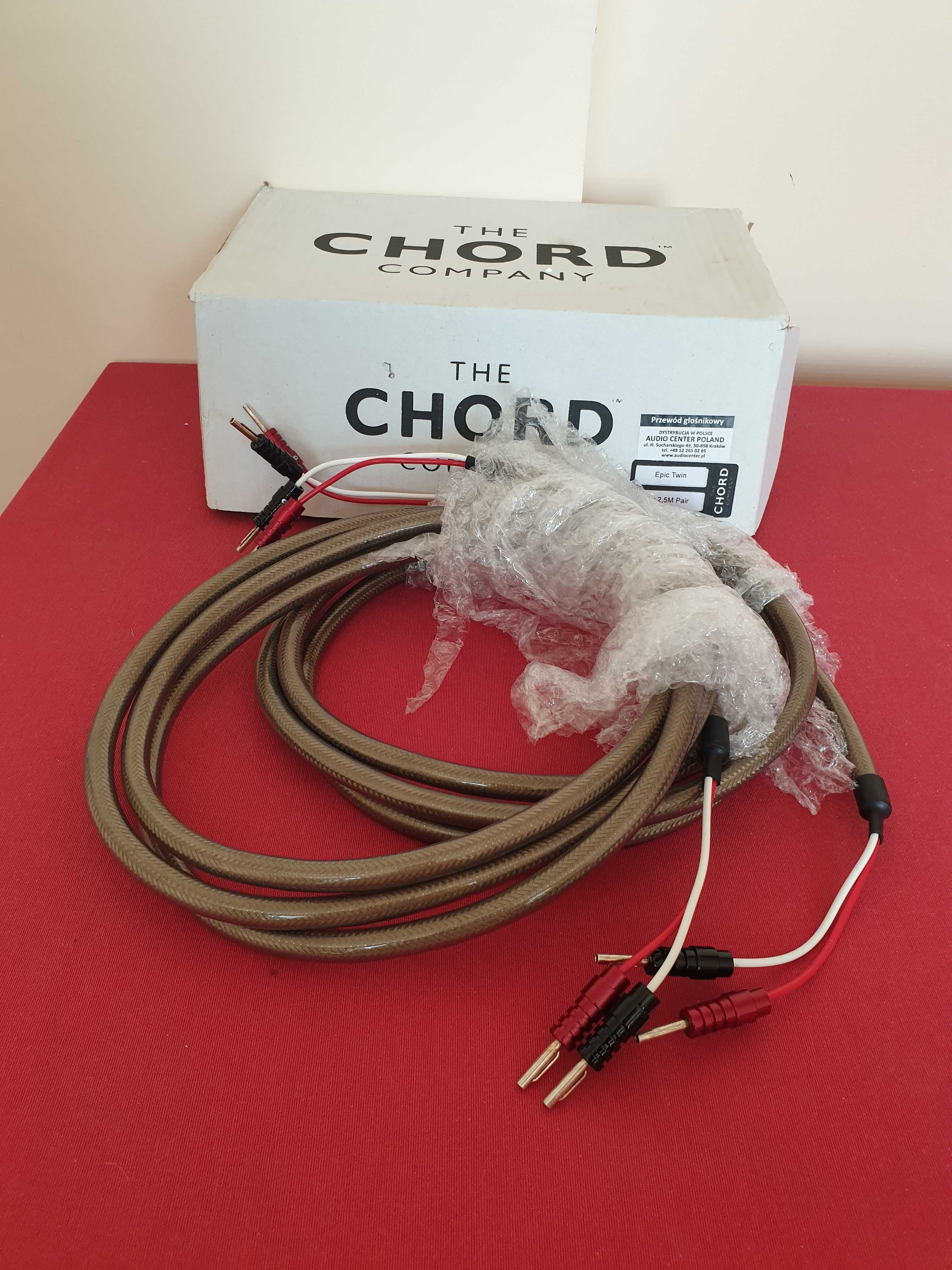 Chord EPIC Twin 2 x 2,5 m nowy Qed Nordost