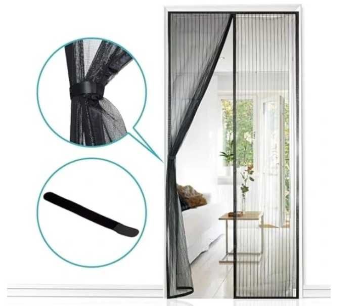 APALUS Moskitiera magnetyczna do drzwi 110 x 200 cm Apalus