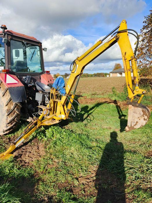 Koparka zawieszana Mikrus 1B , ładowacz ciągnikowy