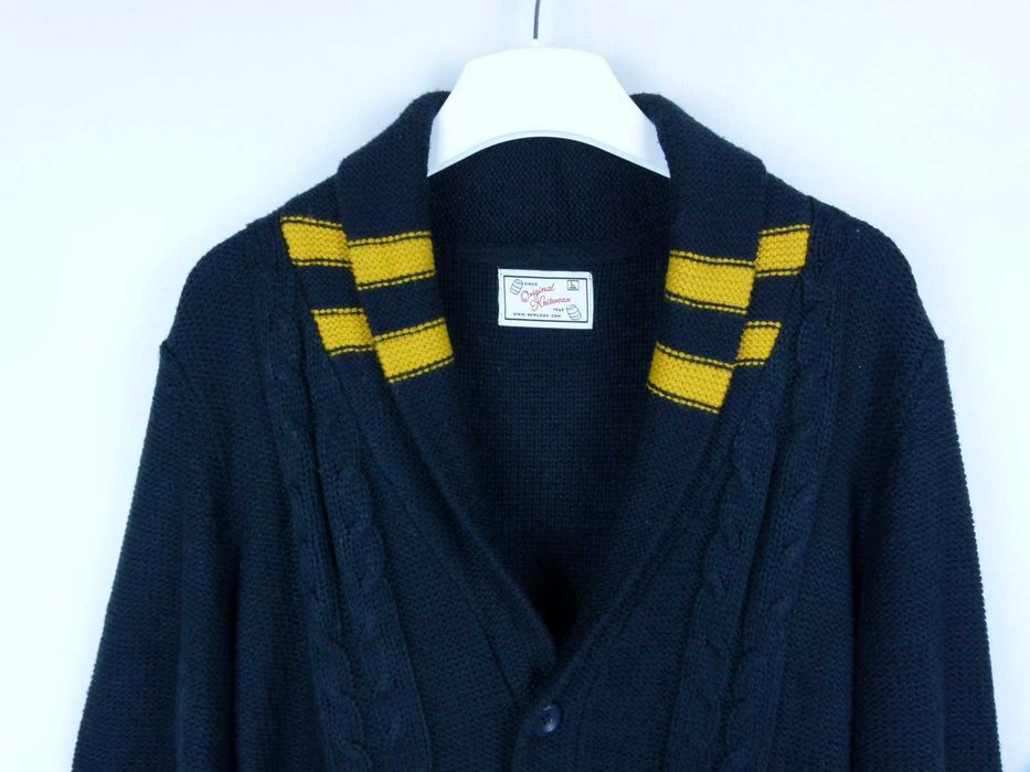 New Look grubszy rozpinany sweter akryl / L