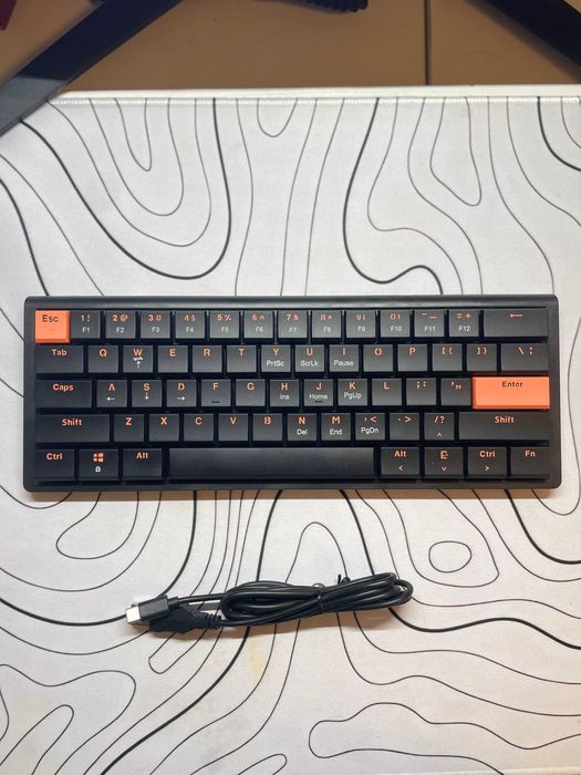 AJAAZZ NKL61 60% – Niskoprofilowa Klawiatura Mechaniczna