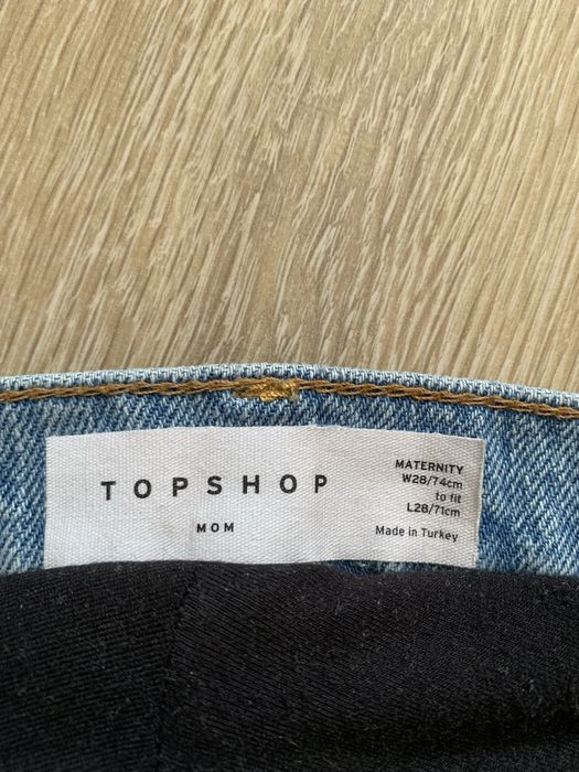 Spodnie ciazowe jeansowe Top shop 38