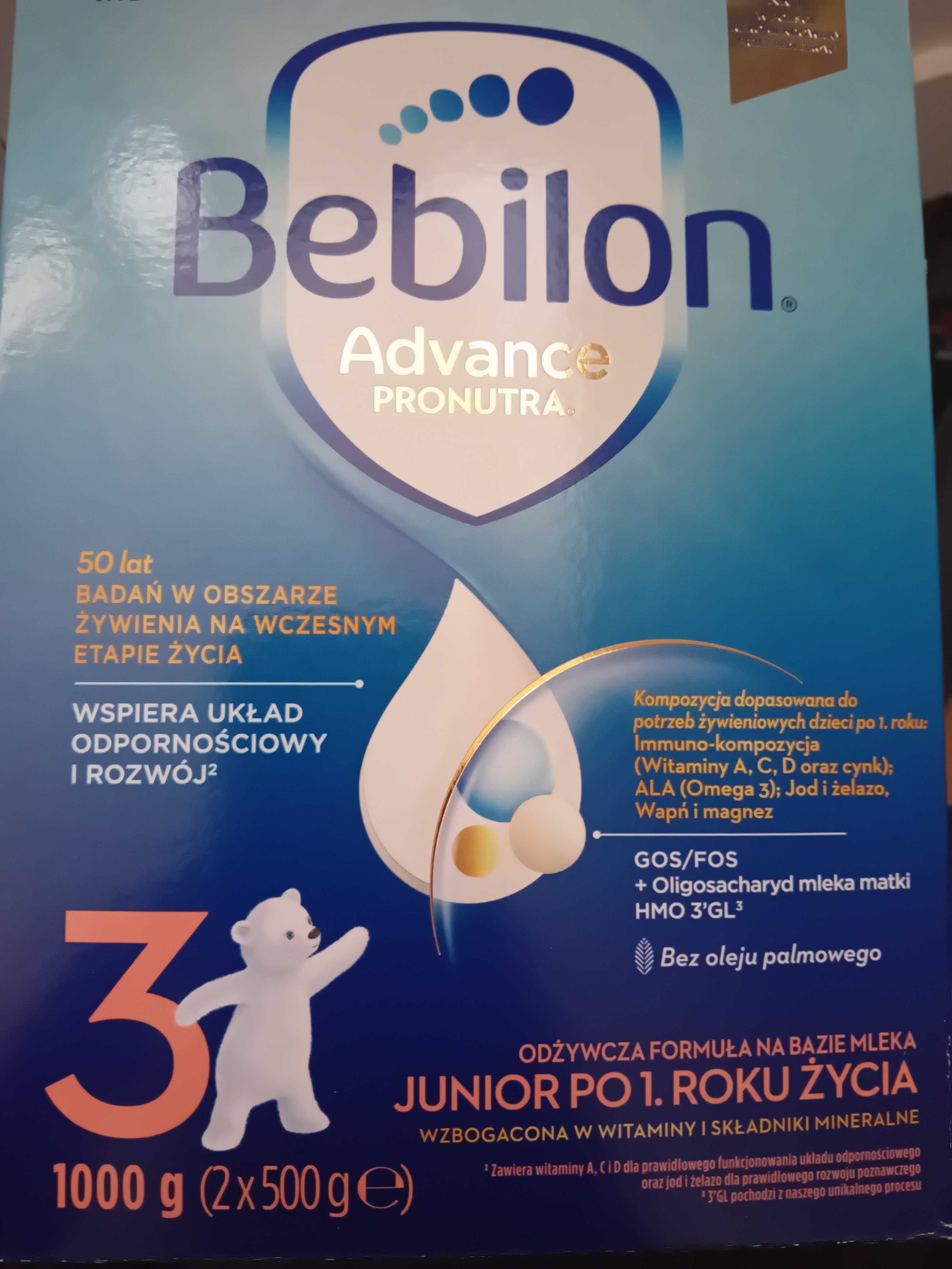 Mleko bebilon 3 nowe opakowanie