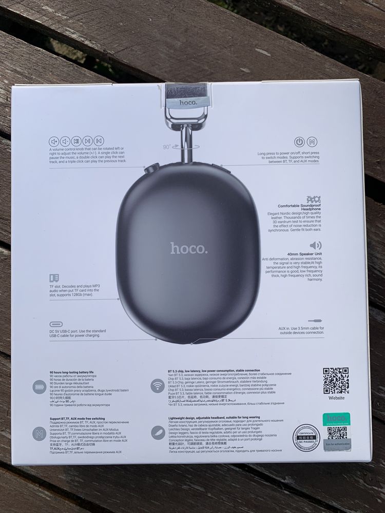 Bluetooth навушники Hoco W35 Max