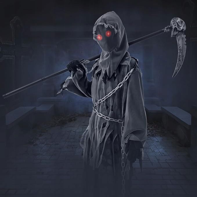 Kostium Przebranie Mroczny Kosiarz Karnawał Halloween dla dorosłych