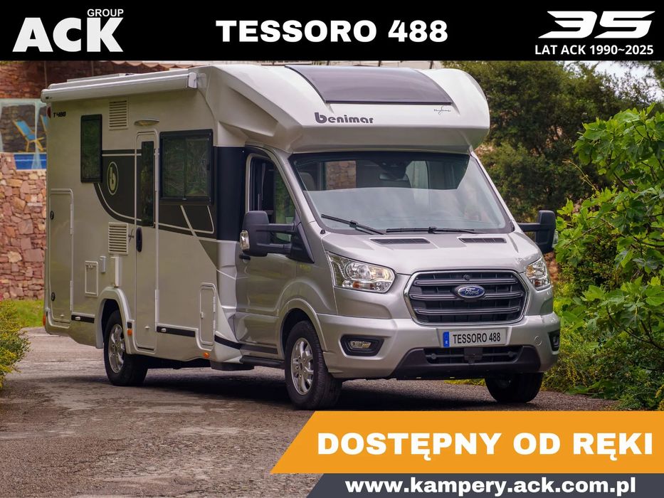 Benimar Tessoro 488  Ford TRANSIT Kempingowy Benimar Tessoro 488 Kamper Wersja Zimowa
