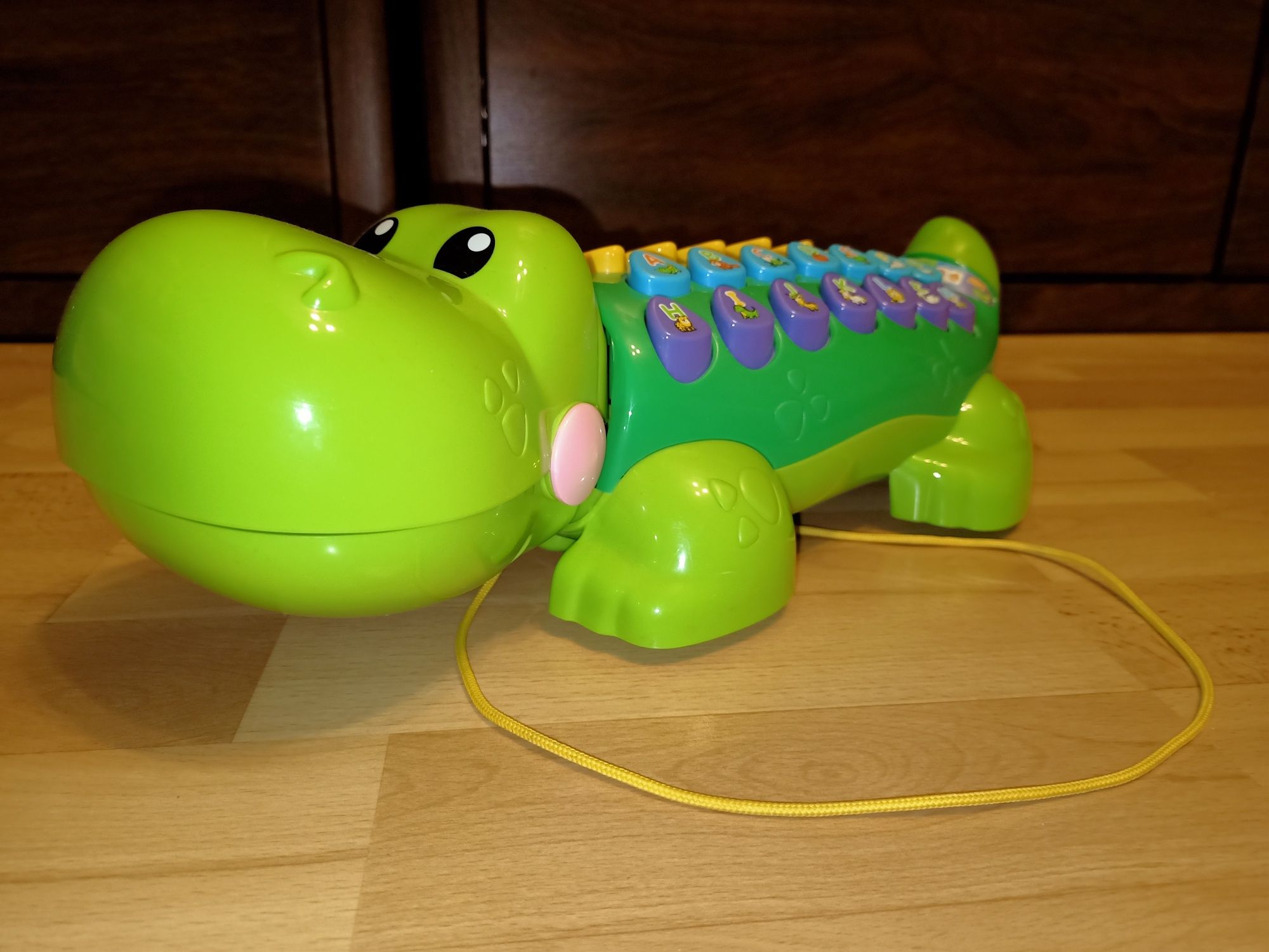 Aligator edukator Vtech, nauka literek, mowy