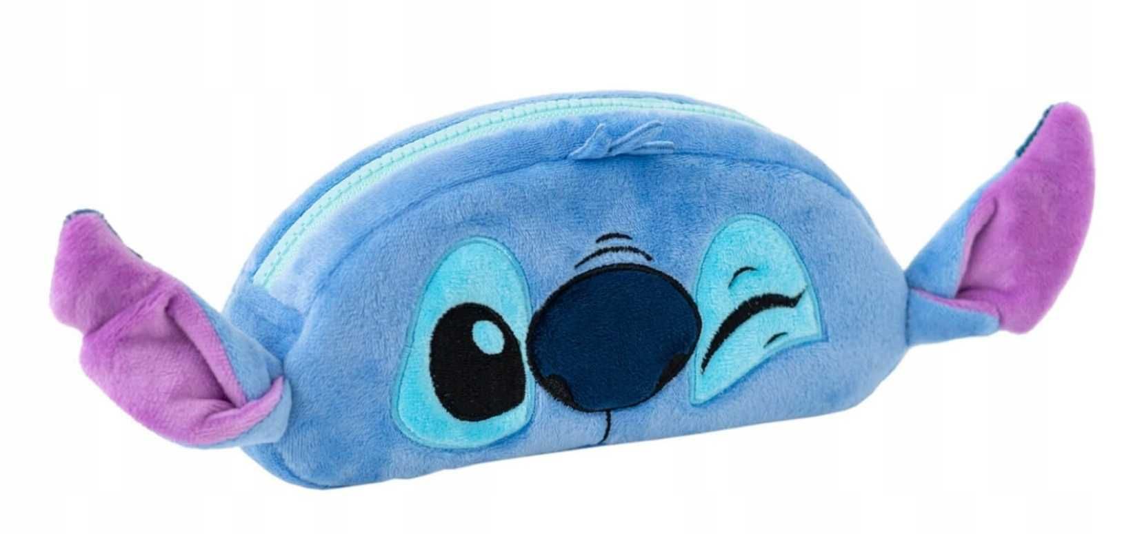 Disney Stitch Sticz piórnik saszetka pluszowy na przybory szkolne