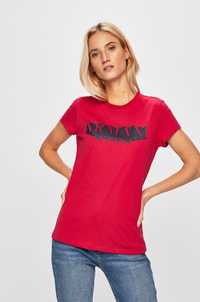 Жіноча оригінальна футболка Armani Exchange M малинова