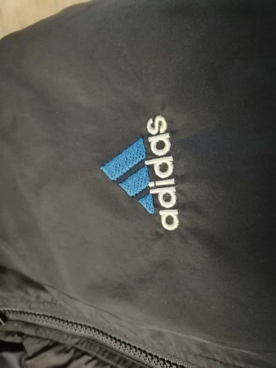 Adidas kurtka lato cienka na 12-13lat niebieska chłopiec