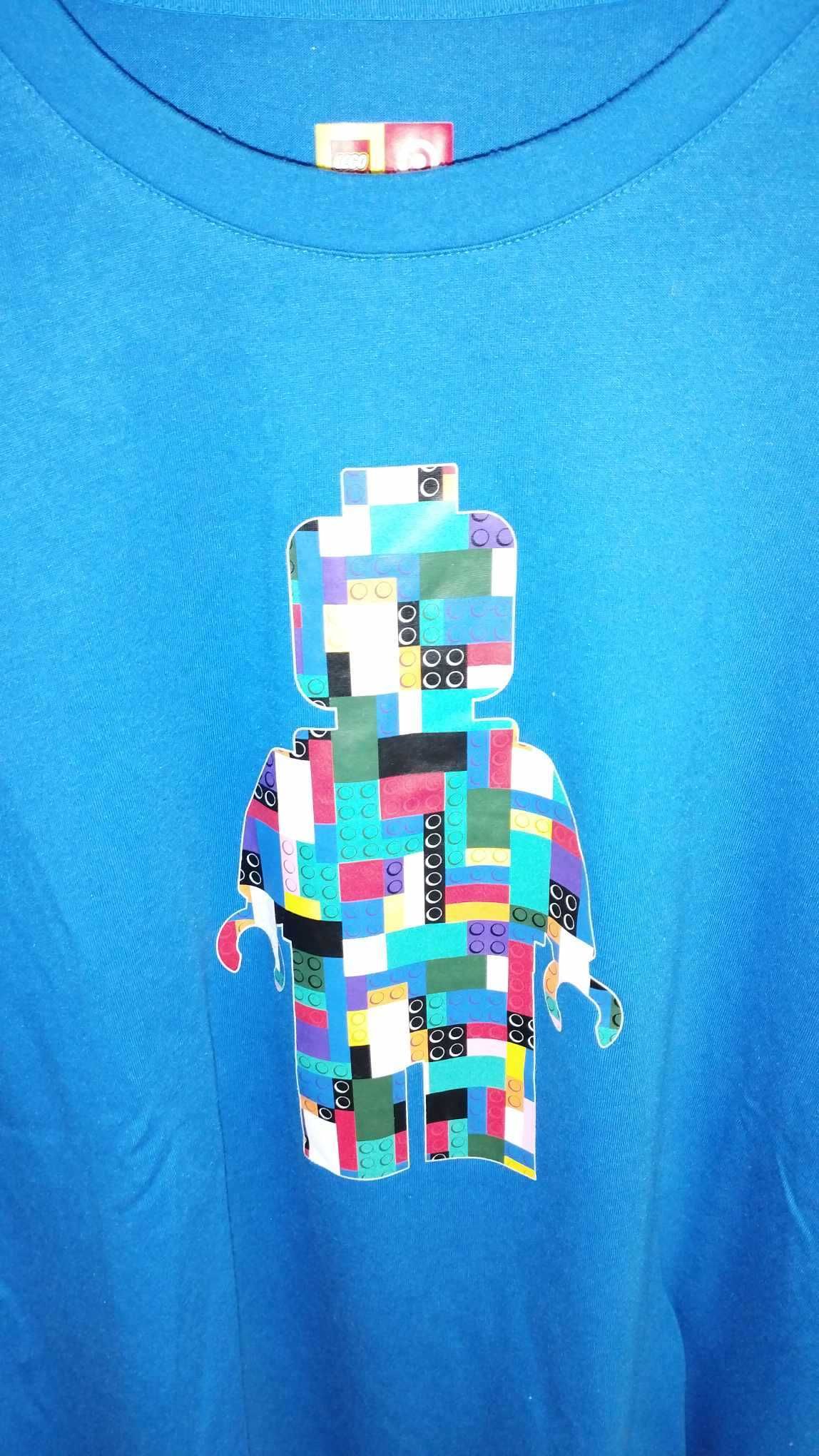 T-Shirt Azul com boneco inónico da LEGO (Target) - XL (NOVA)