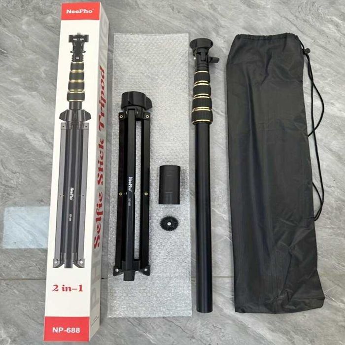 Штатив + монопод 2 в 1 з тримачем для телефона NeePho NP-688
