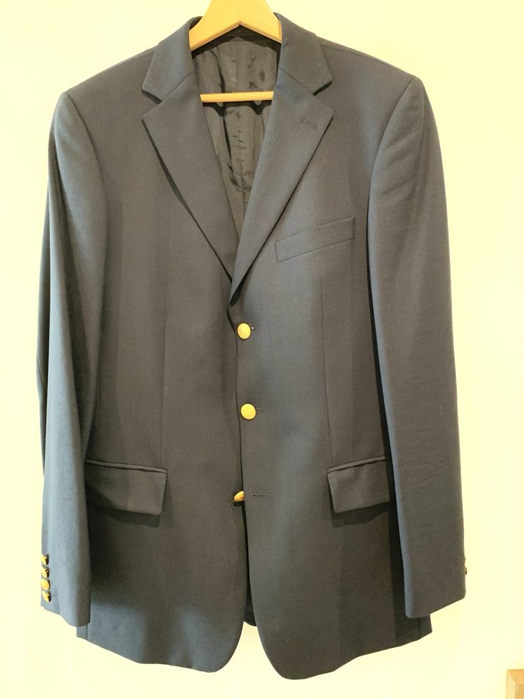 Casaco formal azul marinho