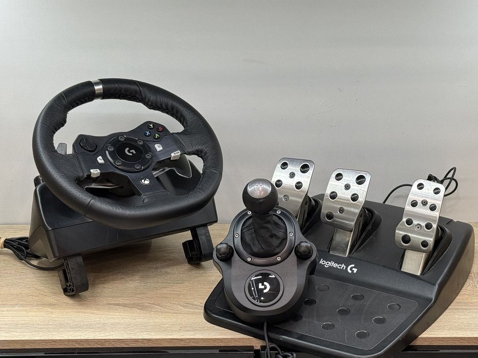 Kierownica Logitech G920 + padały + shifter Xbox