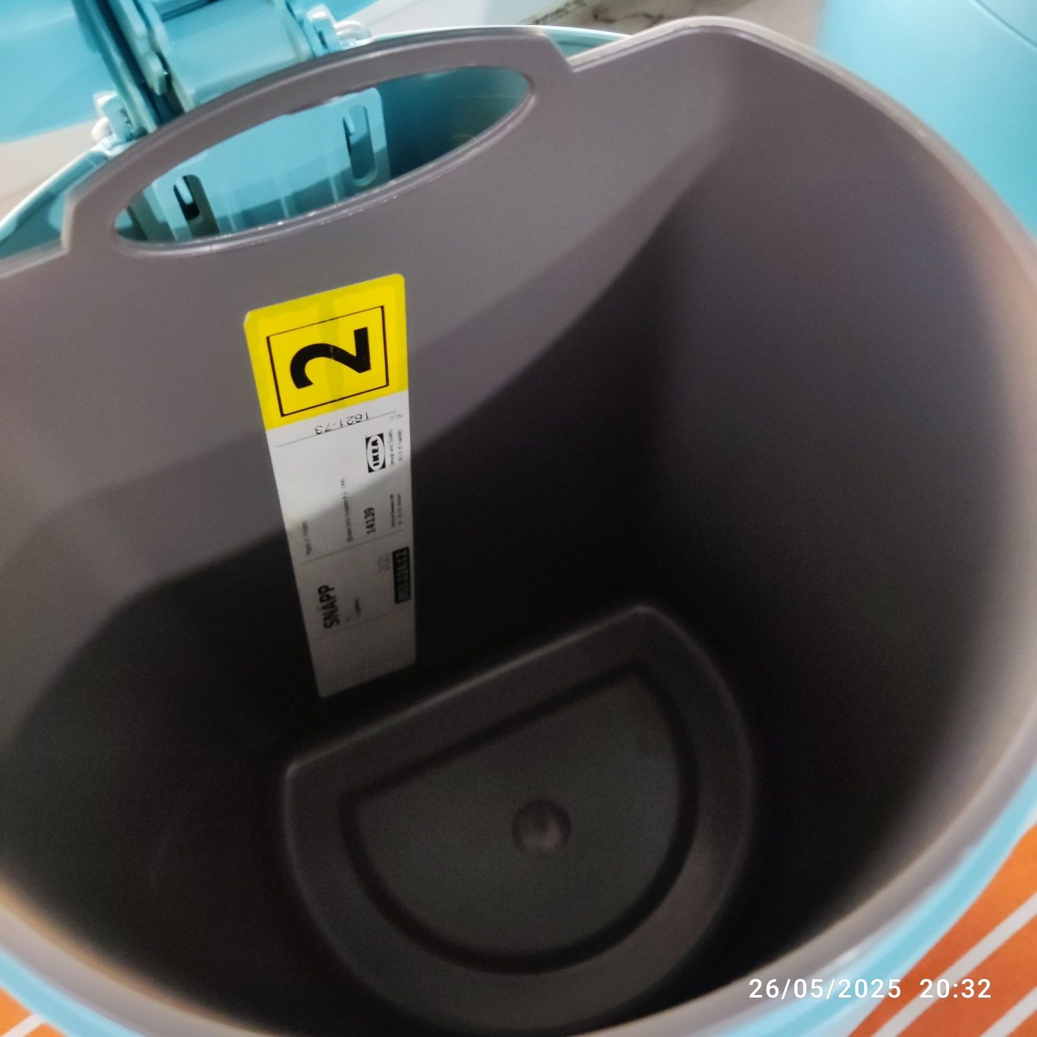 Conjunto 2 caixotes de lixo IKEA snapp 5l
