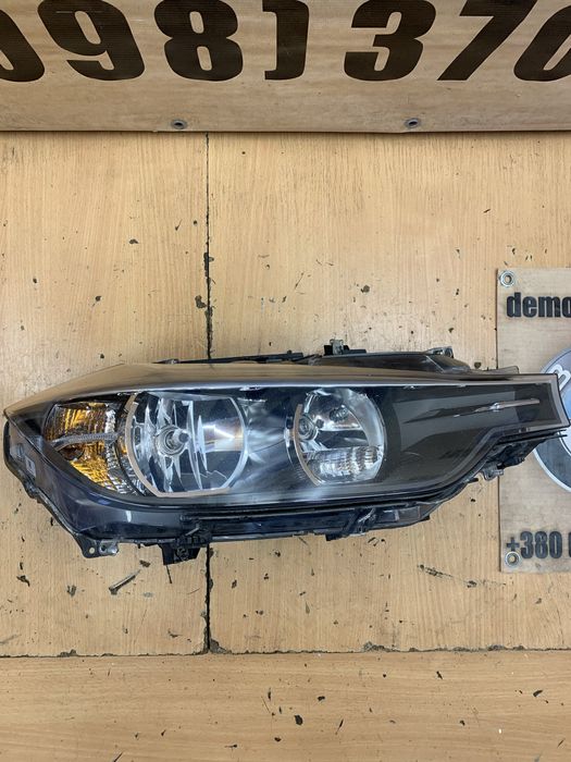 Права фара БМВ Ф30 Ф31 галоген дорестайл америка США BMW F30 F31 USA