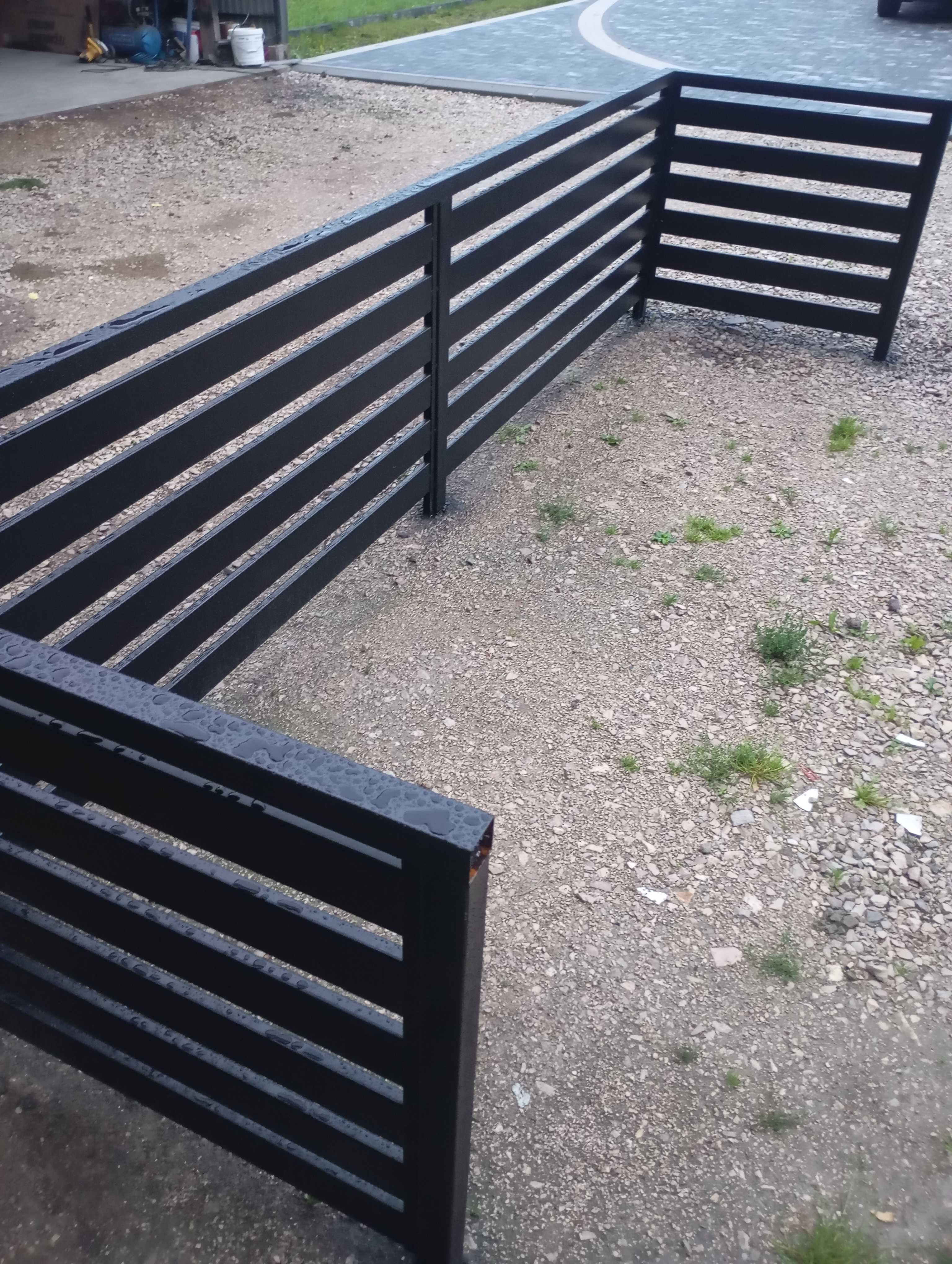Balustrada balkonowa panelowa profil 2 mm grubości
