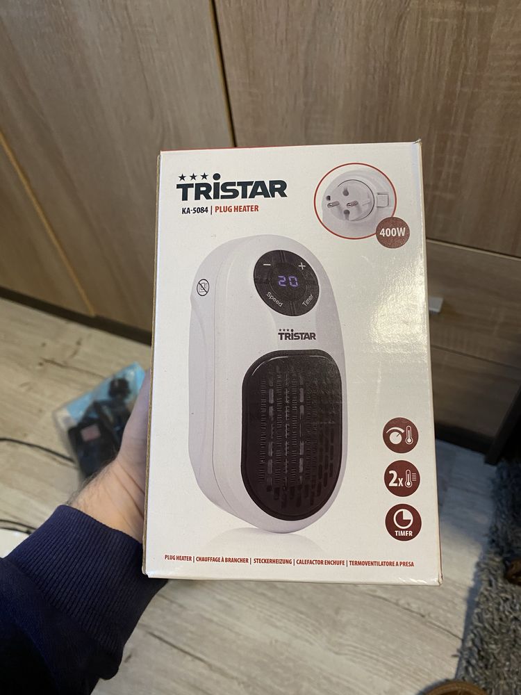 Tristar Grzejnik ceramiczny do gniazdka 400 W  NOWY
