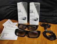 2 x oryginalne aktywne okulary 3D Sony TDG-BR250B